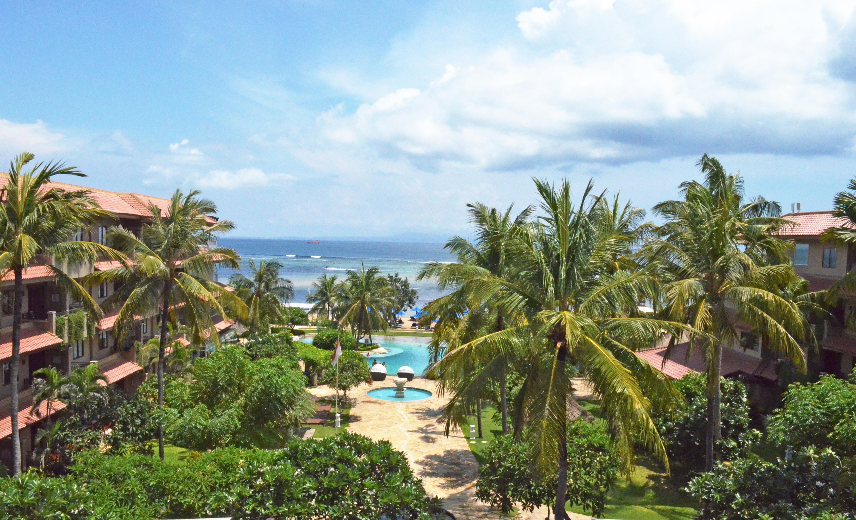 Hotel Nikko Bali Benoa Beach Nusa Dua (Bali) Exterior foto View of the Indian Ocean from the hotel