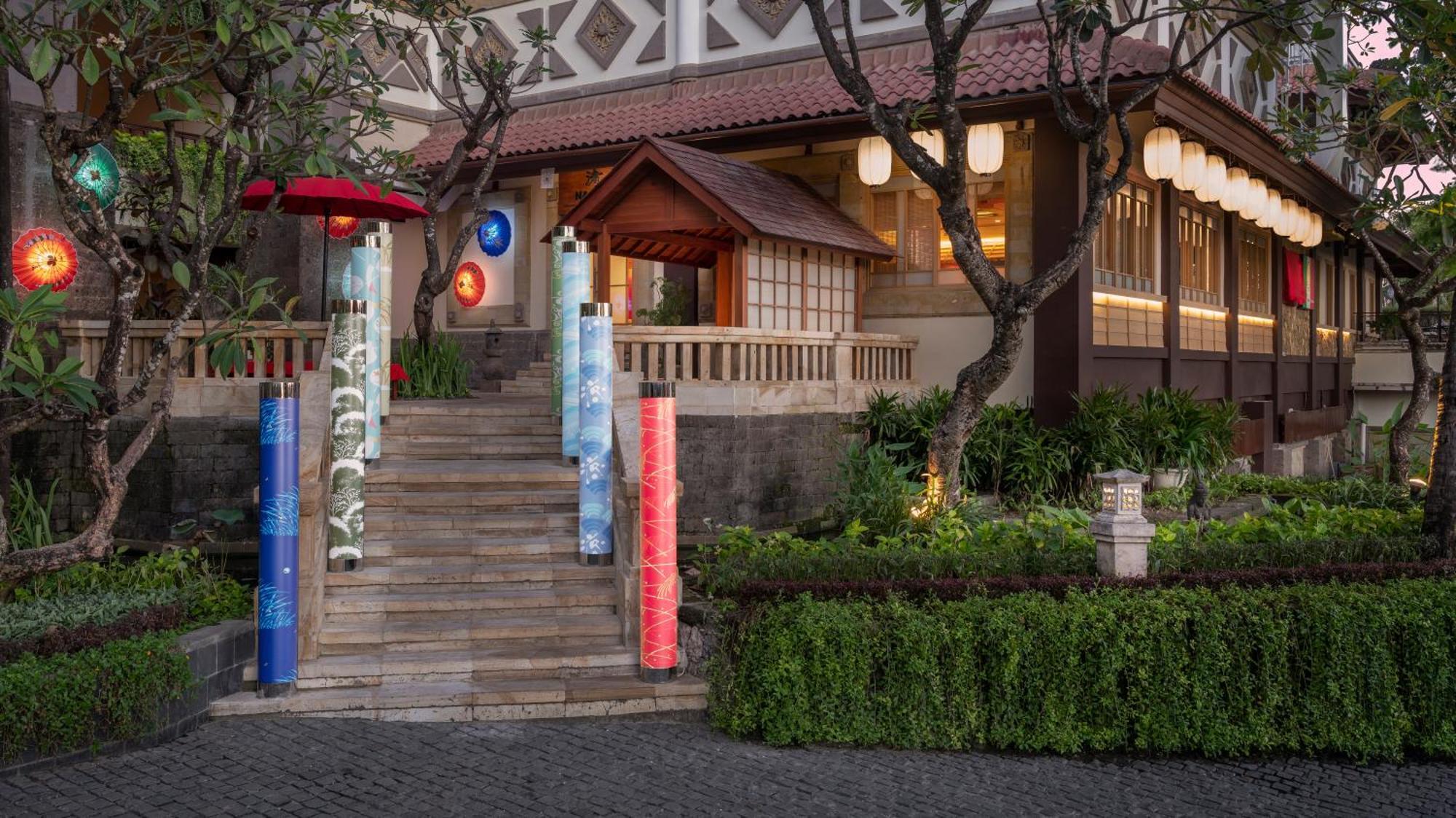 Hotel Nikko Bali Benoa Beach Nusa Dua (Bali) Exterior foto Entrance to the hotel